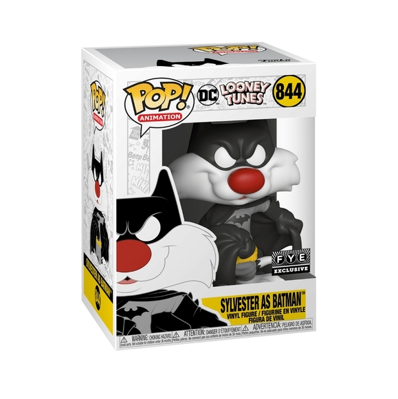 Funko Pop "Sylvester as Batman" DC Looney Tunes #844 FYE Exclusive - Picture 2 of 12